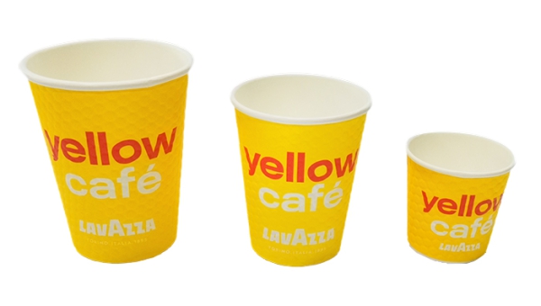 Paper cup double wall dots 4/8/12oz